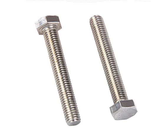 အရည်အသွေးမြင့် AISI SS316 SS304 Stainless Steel Hex Head Bolt DIN933 DIN931