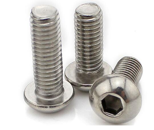 DIN7380 အတွက် Stainless Steel Hex Socket Button Head Machine Screw
