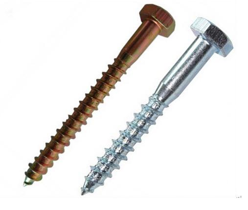 DIN571 Hex Head Zinc Plated Self Tapping Wood Screw