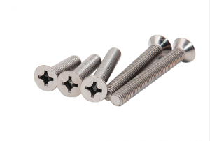 Titanium countersunk head machine screw